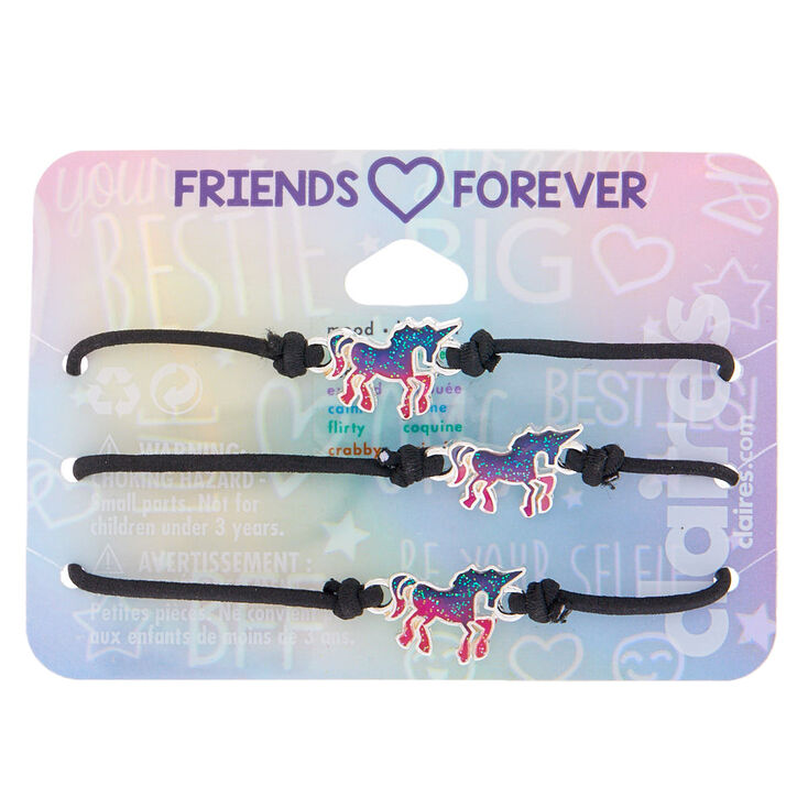 Mood Unicorn Adjustable Friendship Bracelets - 2 Pack,