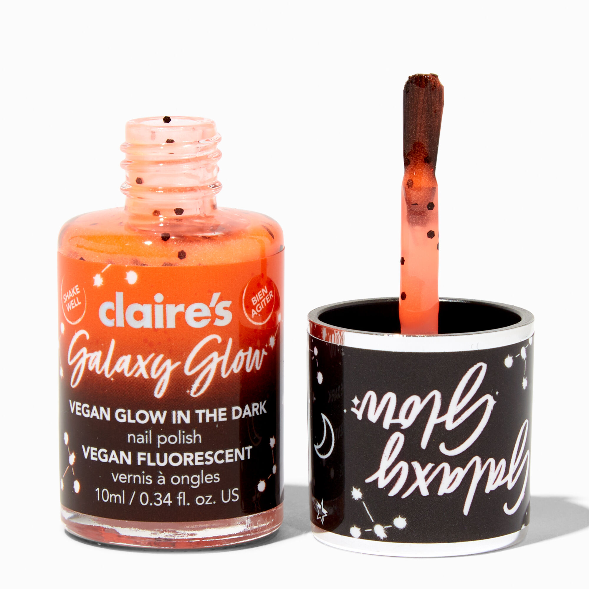 Glow in the on sale dark orange nail polish