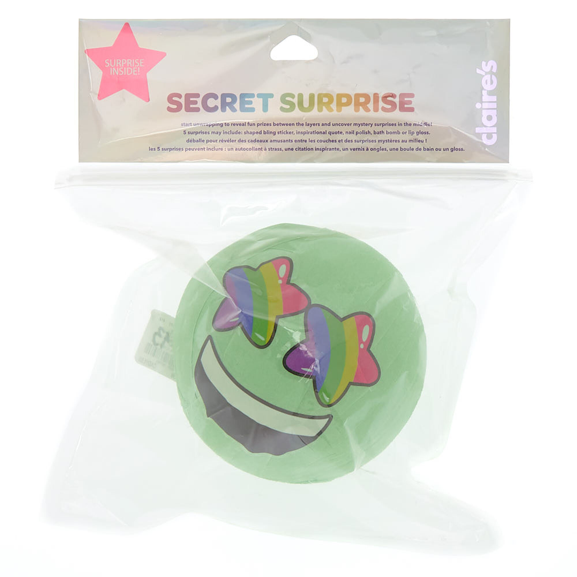 Star Eyes Emoji Secret Surprise Ball Claire S