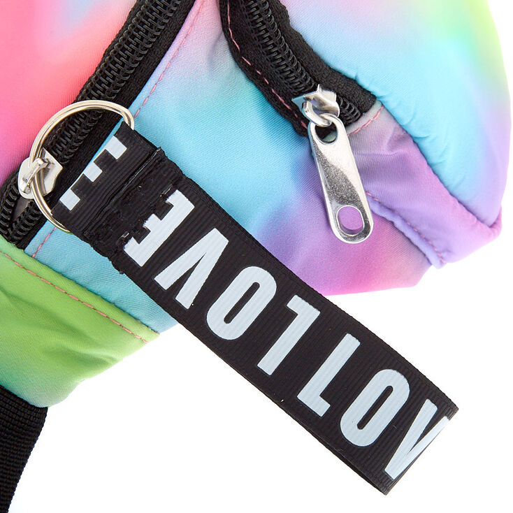 Rainbow Tie-Dye Fanny Pack,