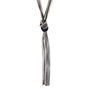 Knotted Chain Long Pendant Necklace,