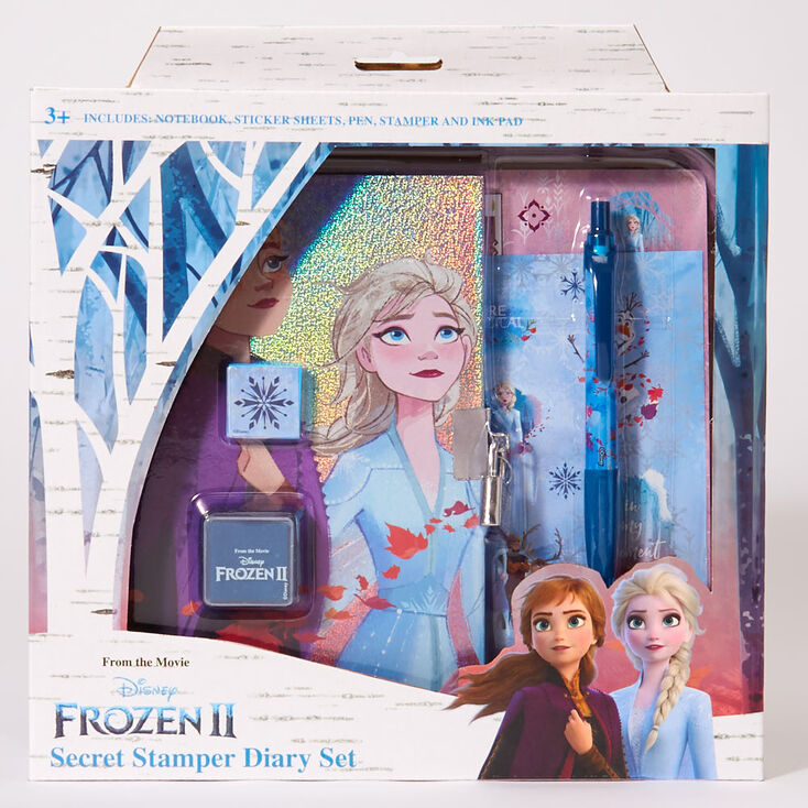 Ensemble journal intime avec tampon La Reine des Neiges 2 &copy;Disney,