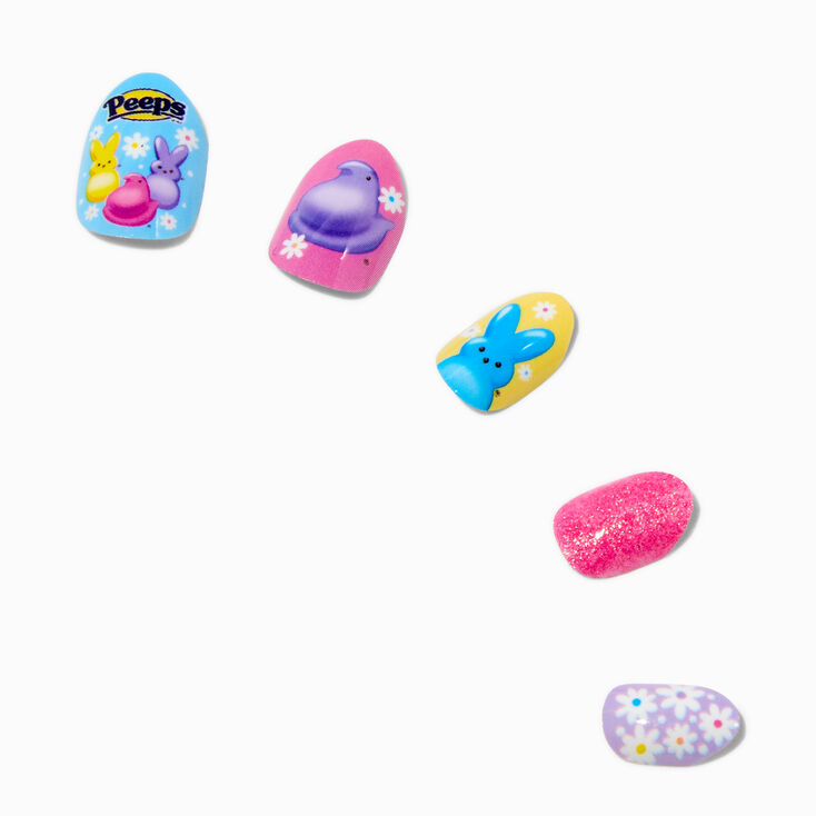 Peeps&reg; Claire&#39;s Exclusive Easter Stiletto Press On Faux Nail Set - 20 Pack,