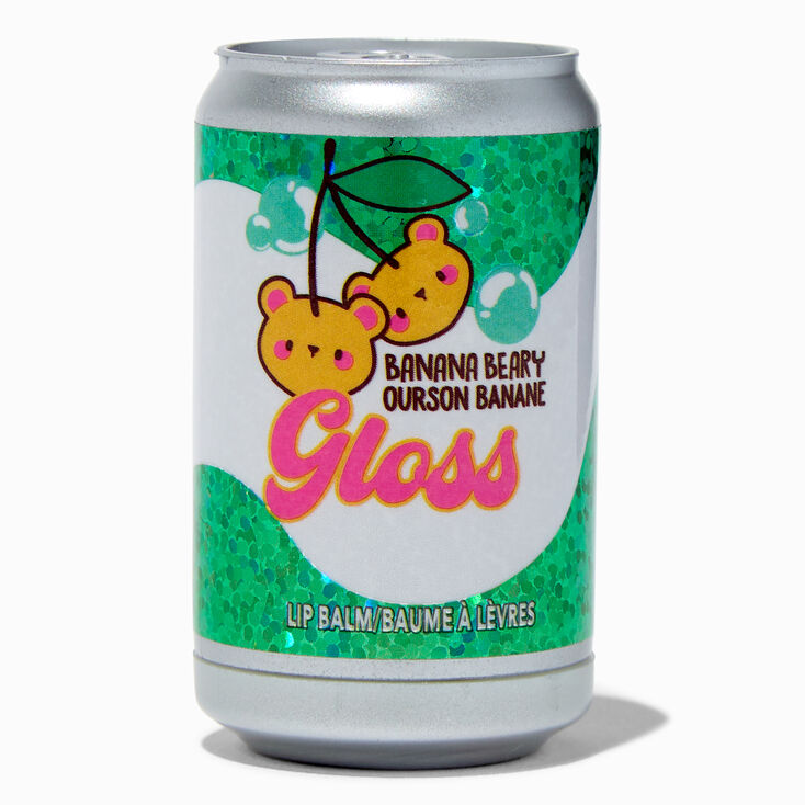 Banana &#39;Beary&#39; Soda Can Lip Balm,