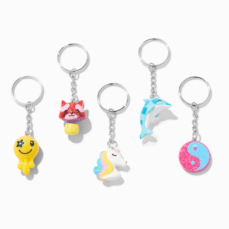Glitter Y2K Icons Best Friends Keychains - 5 Pack,
