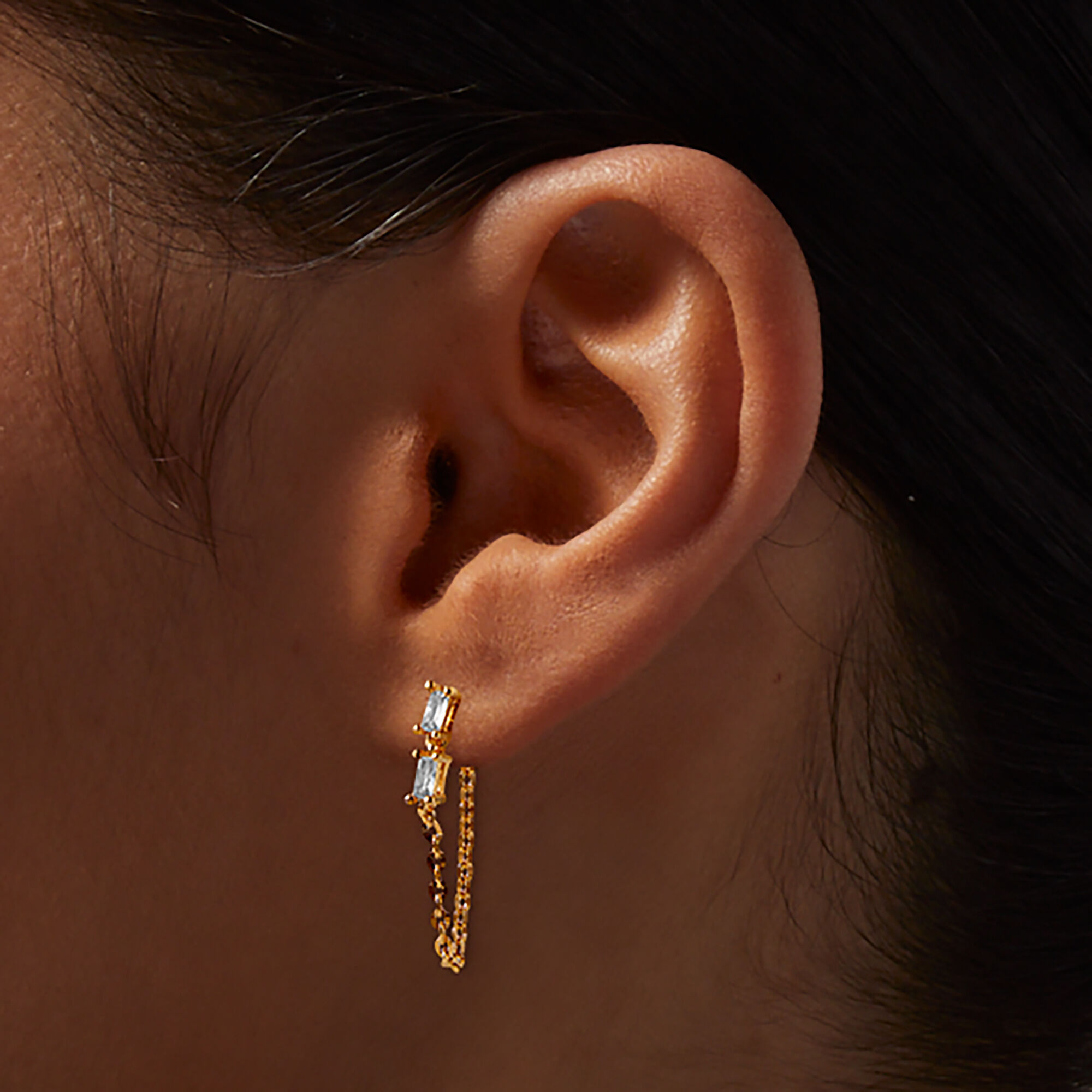 Front back earrings claire's online
