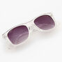 Retro Sunglasses - Clear,