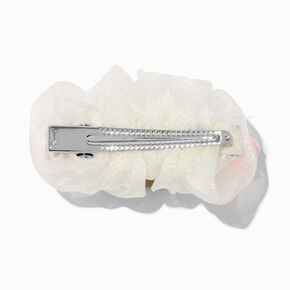 Claire&#39;s Club Rose Tulle Hair Clip,