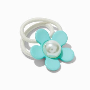 Claire&#39;s Club Jewel Tone Flower Gem Charm Hair Ties - 6 Pack,