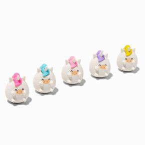 Chubby Unicorn Erasers &#40;5 Pack&#41;,