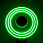 Love Rainbow Stripe Light-Up Hand Held Fan,