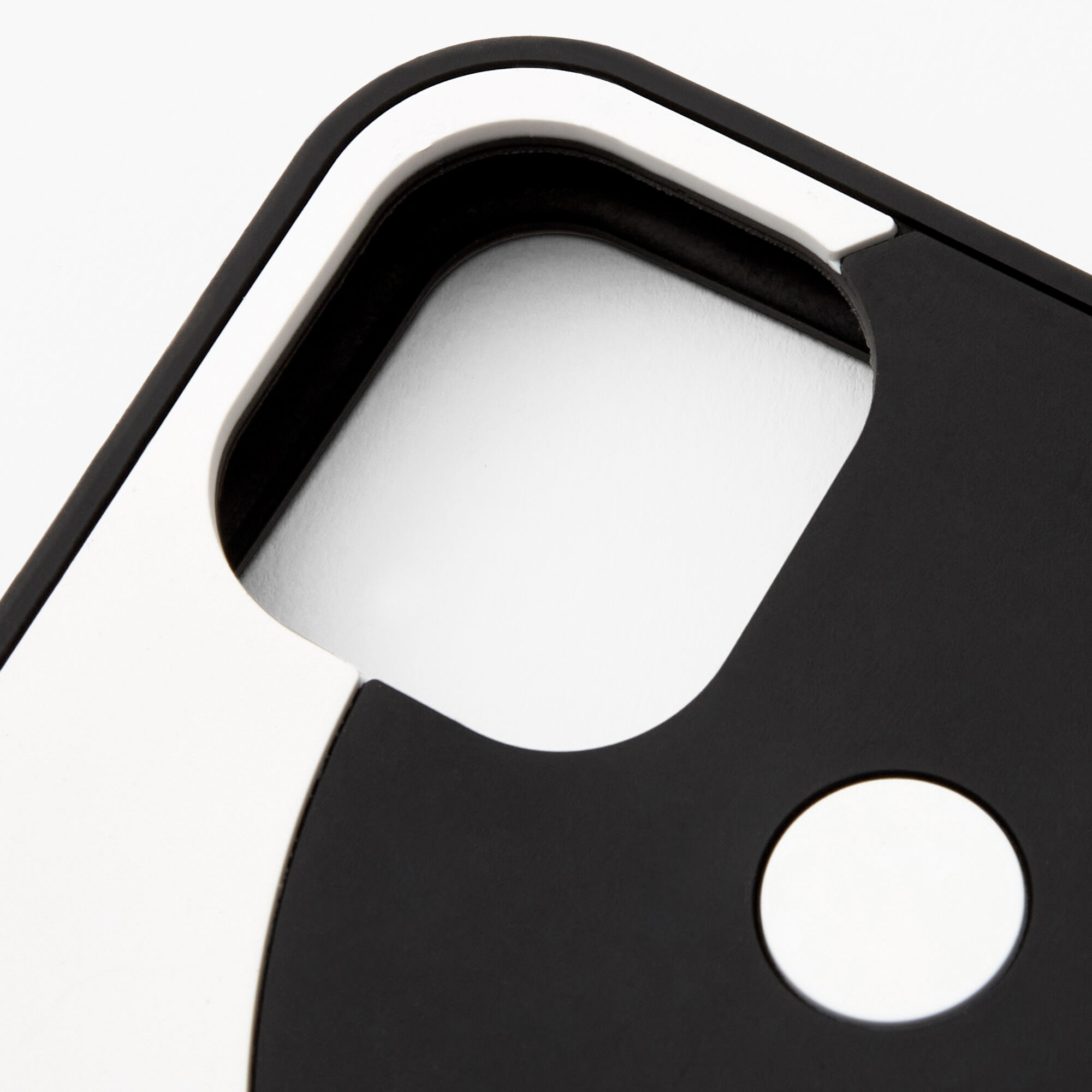 Coque de portable yin yang noire et blanche - Compatible avec iPhone® 11,