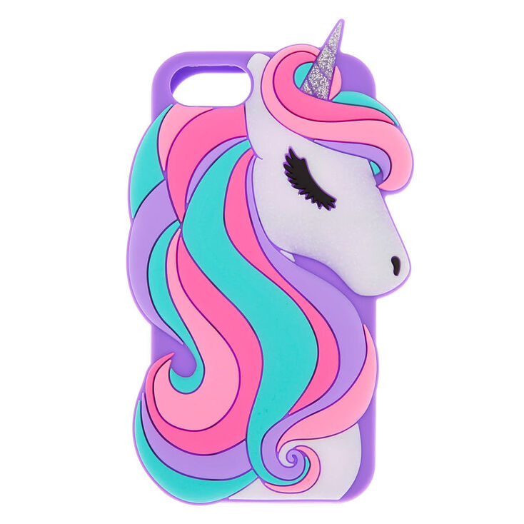 Sparkle Unicorn Silicone Phone Case - Fits iPhone 5/5S,