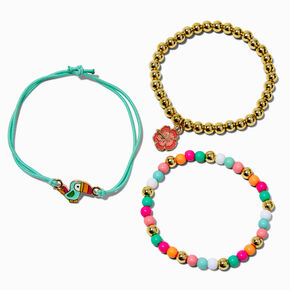 Claire&#39;s Club Vacation Beaded Adjustable Bracelets - 3 Pack,