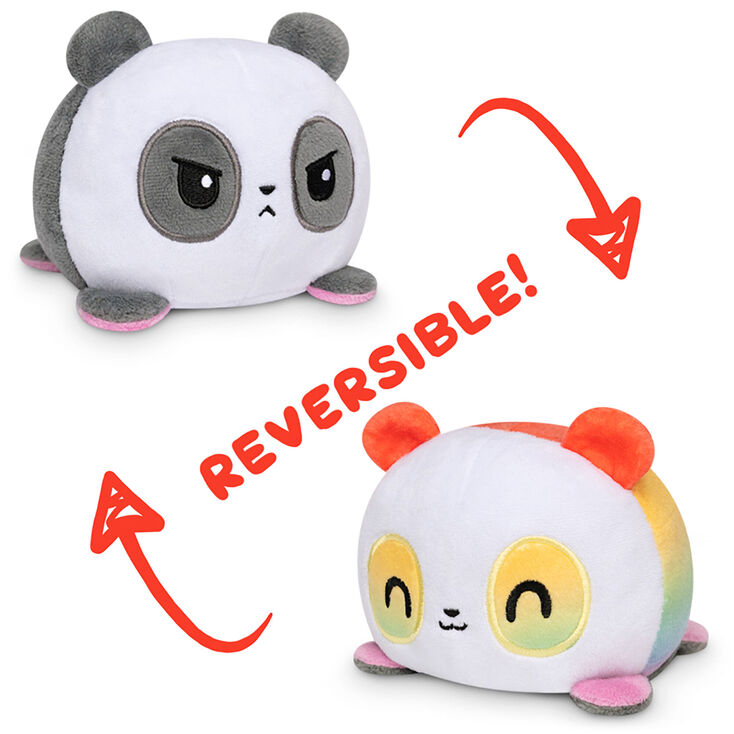 TeeTurtle&trade; Reversible Plushmates Rainbow Panda,