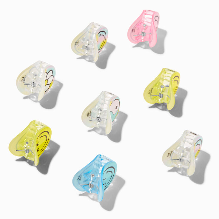 Smiley World&reg; Hair Claw Clips - 8 Pack,
