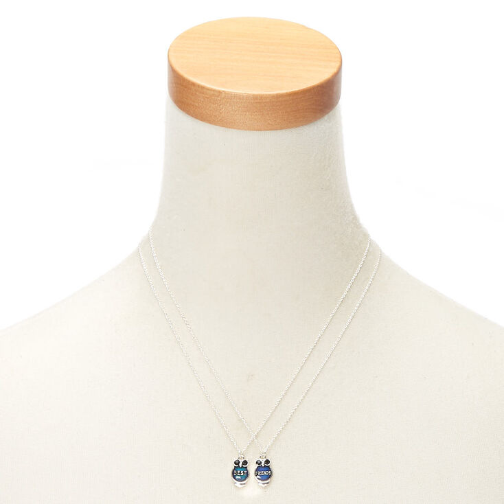 Lot de 2&nbsp;colliers d&#39;humeur best friends &agrave; pendentif chouette,