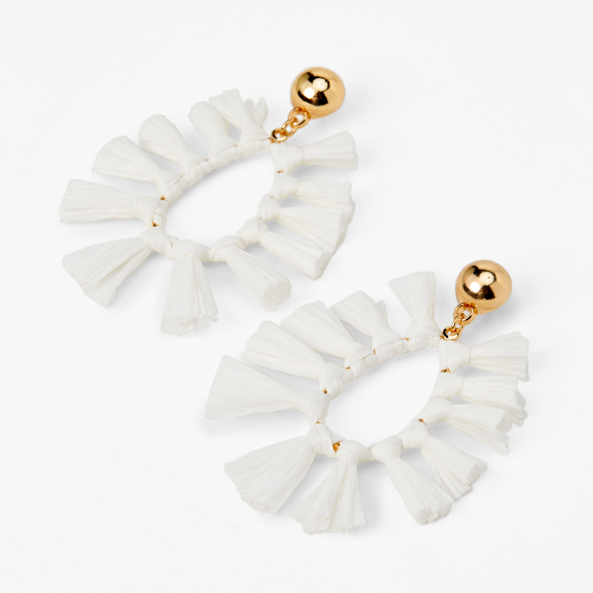Claire's outlet tassel earrings