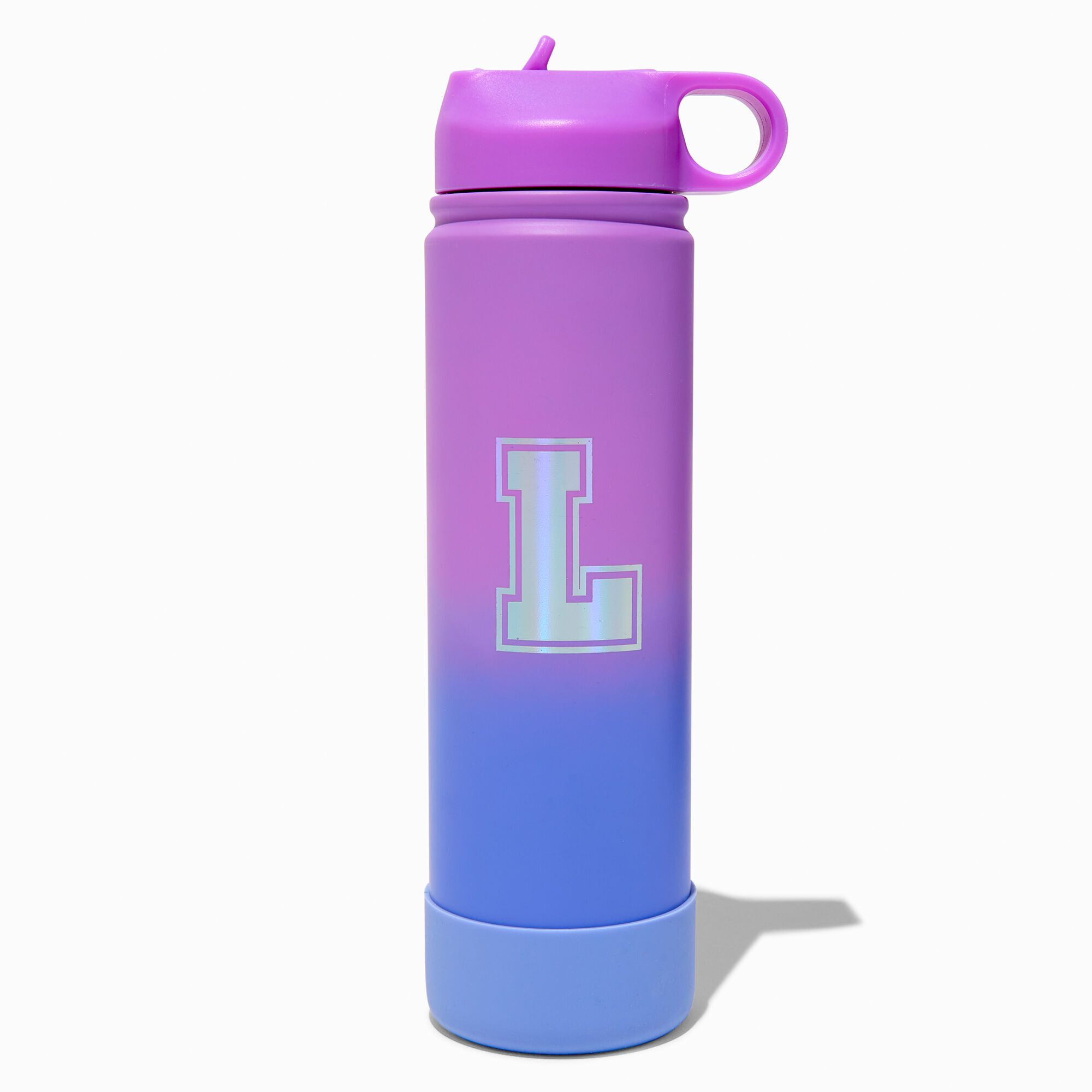 Varsity Initial Stainless Steel Water Bottle - L,