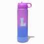 Varsity Initial Stainless Steel Water Bottle - L,
