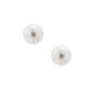 C LUXE by Claire&#39;s Sterling Silver Glass 6MM Pearl Stud Earrings,