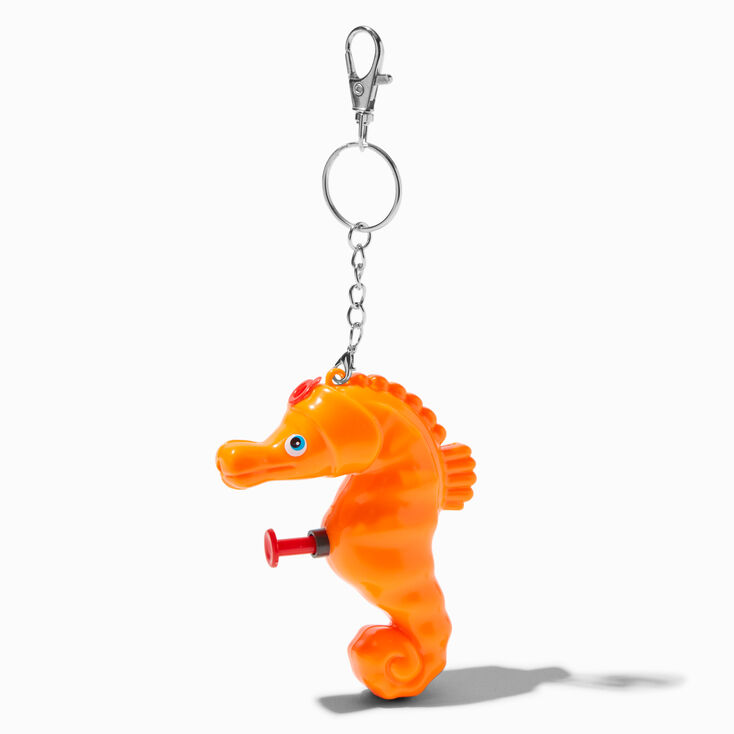 Water Gun Seahorse Keychain,