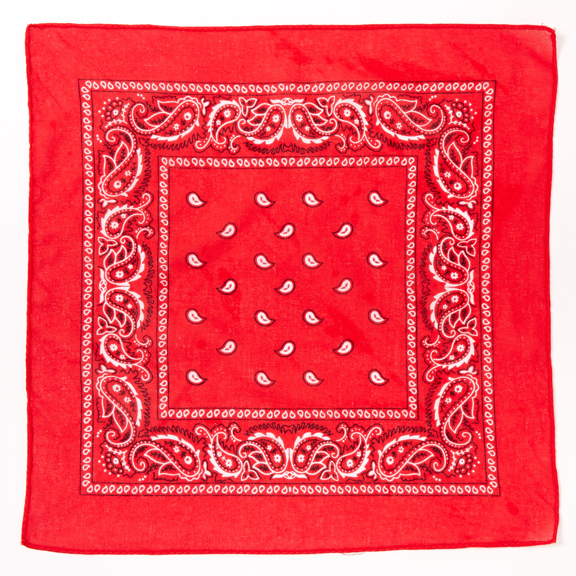 Claire's Club Paisley Bandana Headwrap - Red,