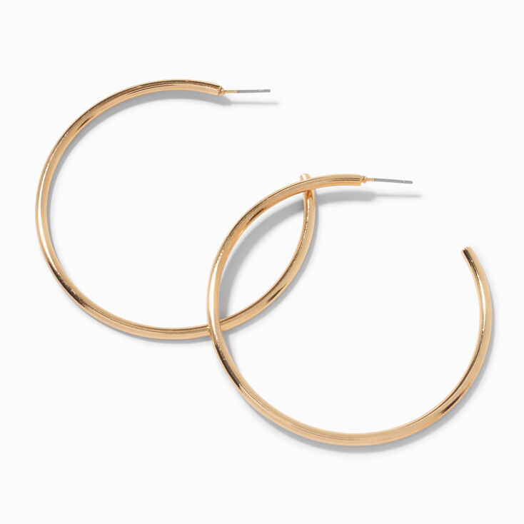 Gold-tone 60MM Hoop Earrings,