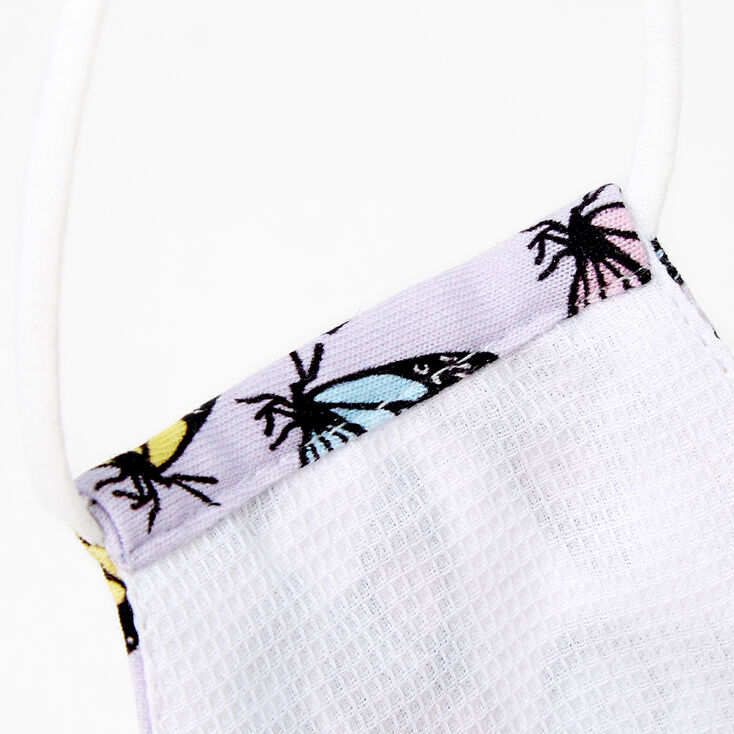 Masque en coton papillons pastel - Adulte,