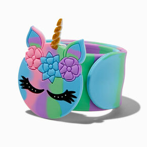 Pastel Rainbow Unicorn Slap Bracelet,