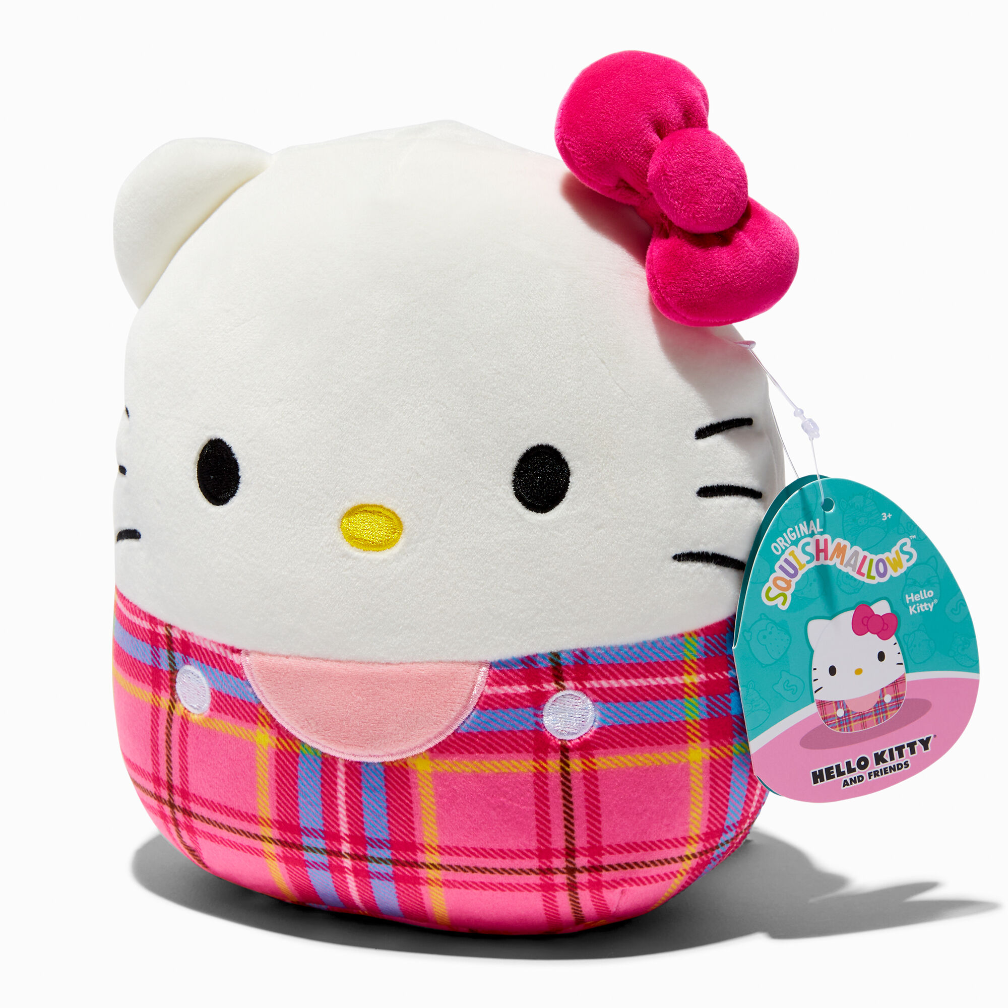 Hello Kitty® And Friends Squishmallows™ 8 Plaid Hello Kitty Plush
