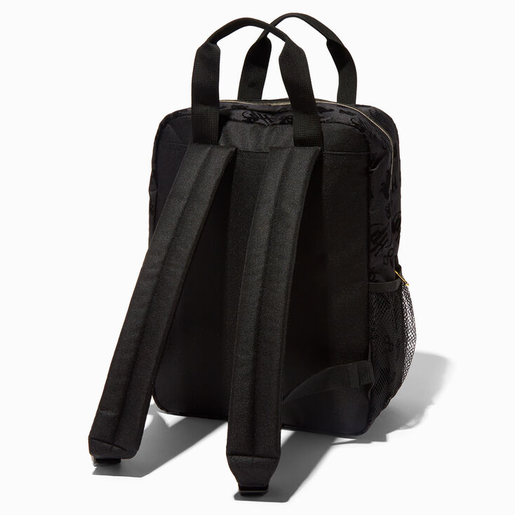 Harry Potter&trade; Black Velvet Backpack,