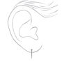 Hematite Graduated Clip On Hoop Earrings - 3 Pack,