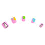 Bunny Square Press On Faux Nail Set - 24 Pack,