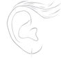 C LUXE by Claire&#39;s Sterling Silver 10mm Hoop Earrings,