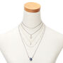 Mystical Stone Multi Strand Choker Necklace,