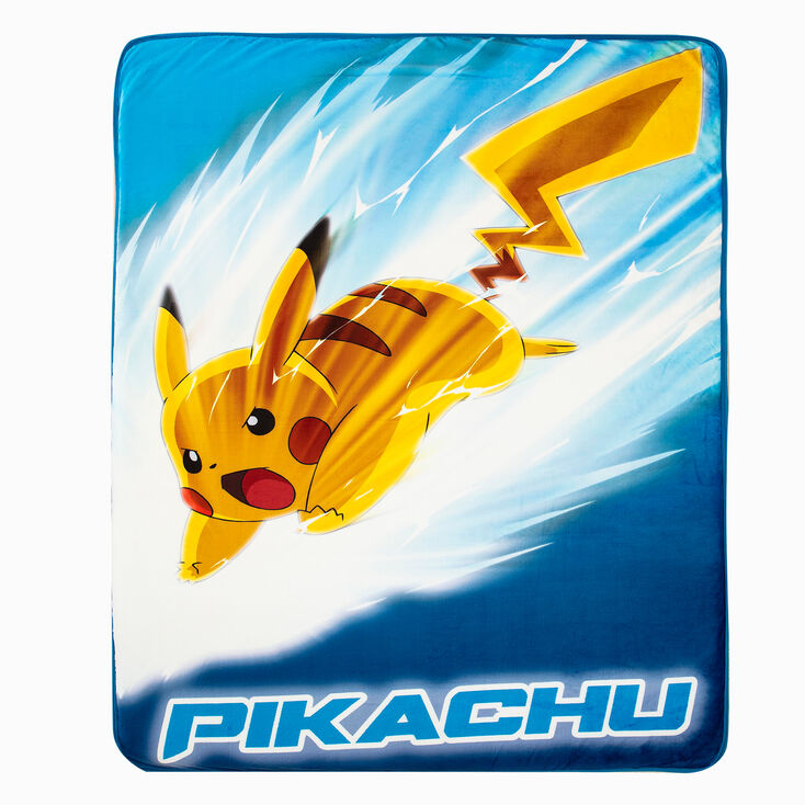 Pok&eacute;mon&trade; Pikachu Oversized Silk Touch Sherpa Throw Blanket,