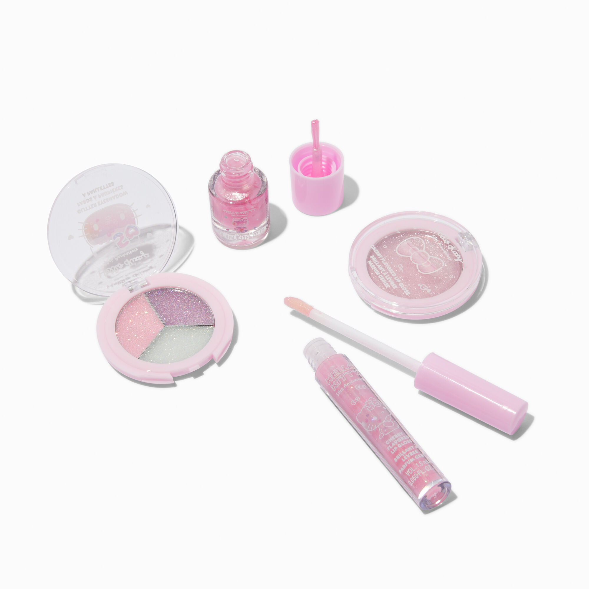 Hello Kitty® 50th Anniversary Claire's Exclusive Mega Makeup Set - 10 Pack,