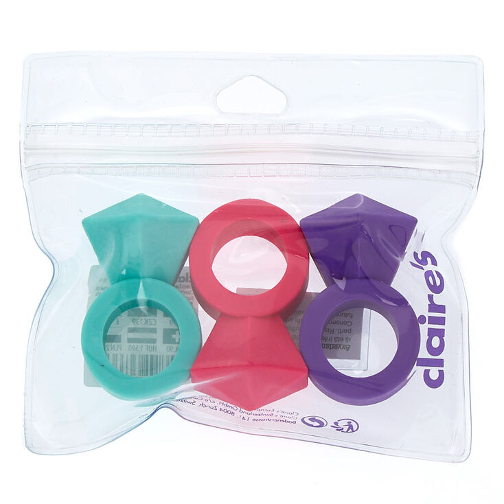 Ring Erasers - 3 Pack,