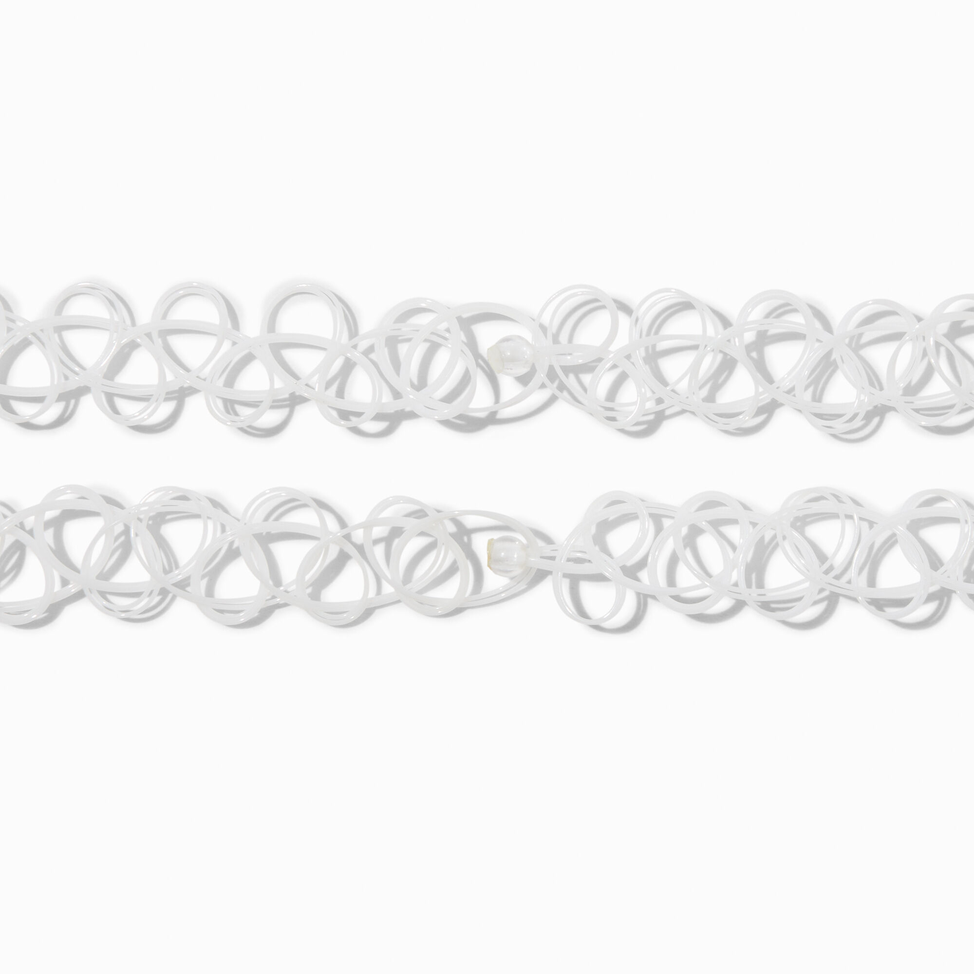 Ras-de-cou effet tatouage cœur fendu en deux qui change de couleur en réaction aux UV Best friends – Lot de 2,