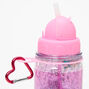 Initial Water Bottle - Pink, J,