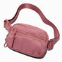 Mauve Nylon Belt Bag,