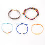Mixed Neon Pineapple Friendship Bracelets - 5 Pack,