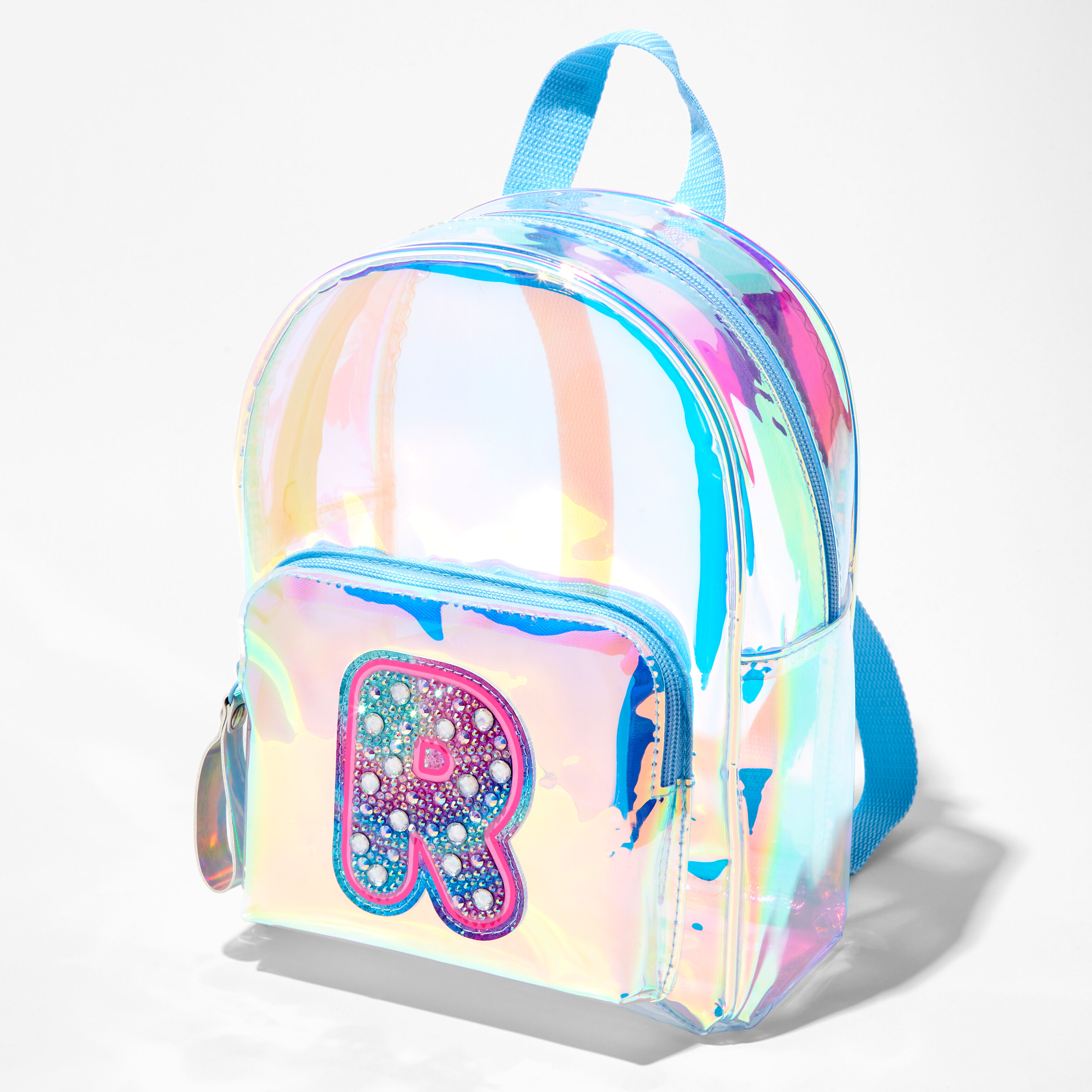 Pink holographic mini backpack store