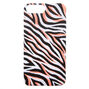 Neon Coral Zebra Phone Case - Fits iPhone 6/7/8 Plus,
