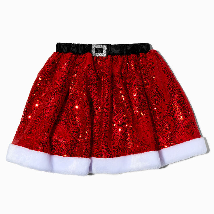 Santa&#39;s Suit Red Sequin Tutu,