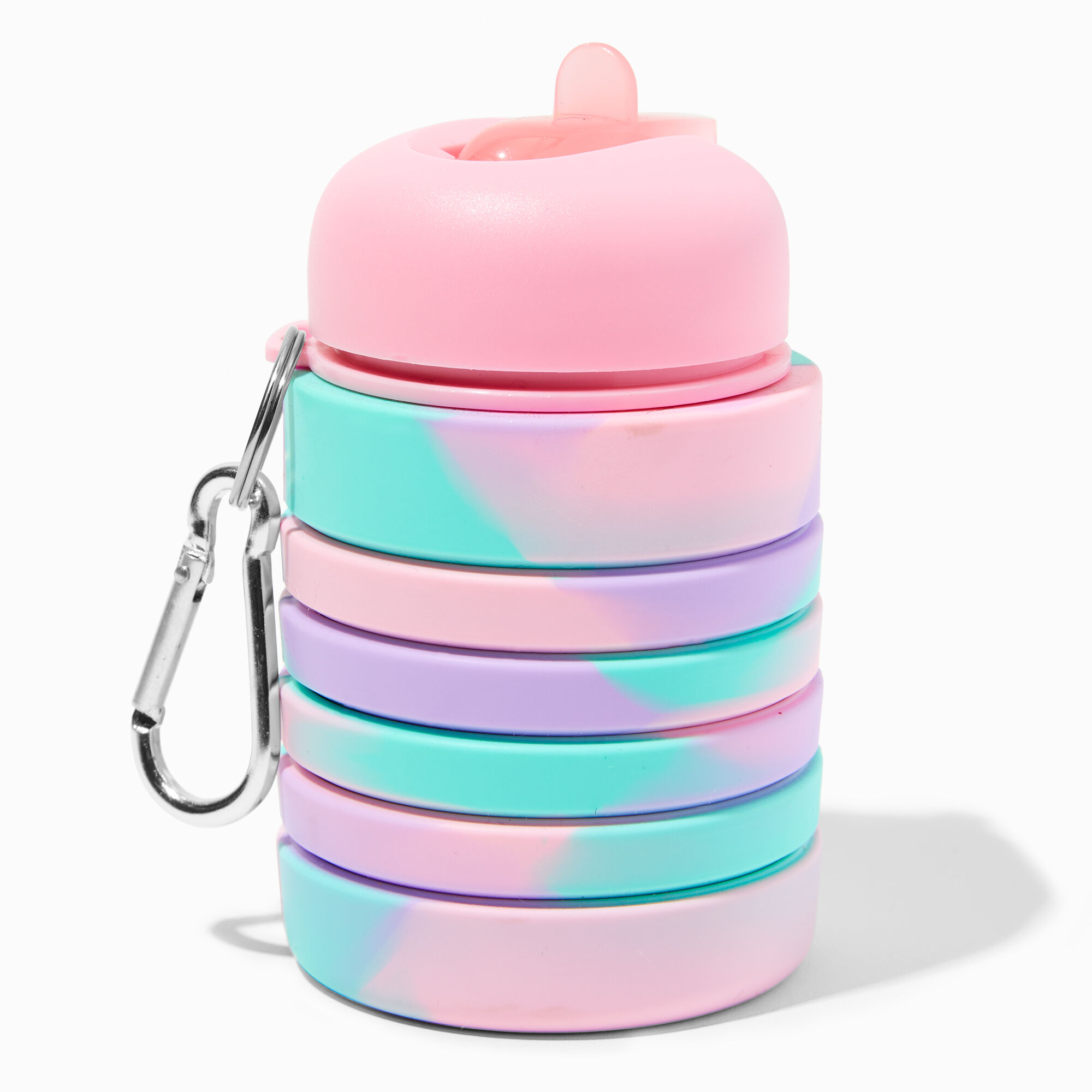 View Claires Collapsible Tie Dye Water Bottle information