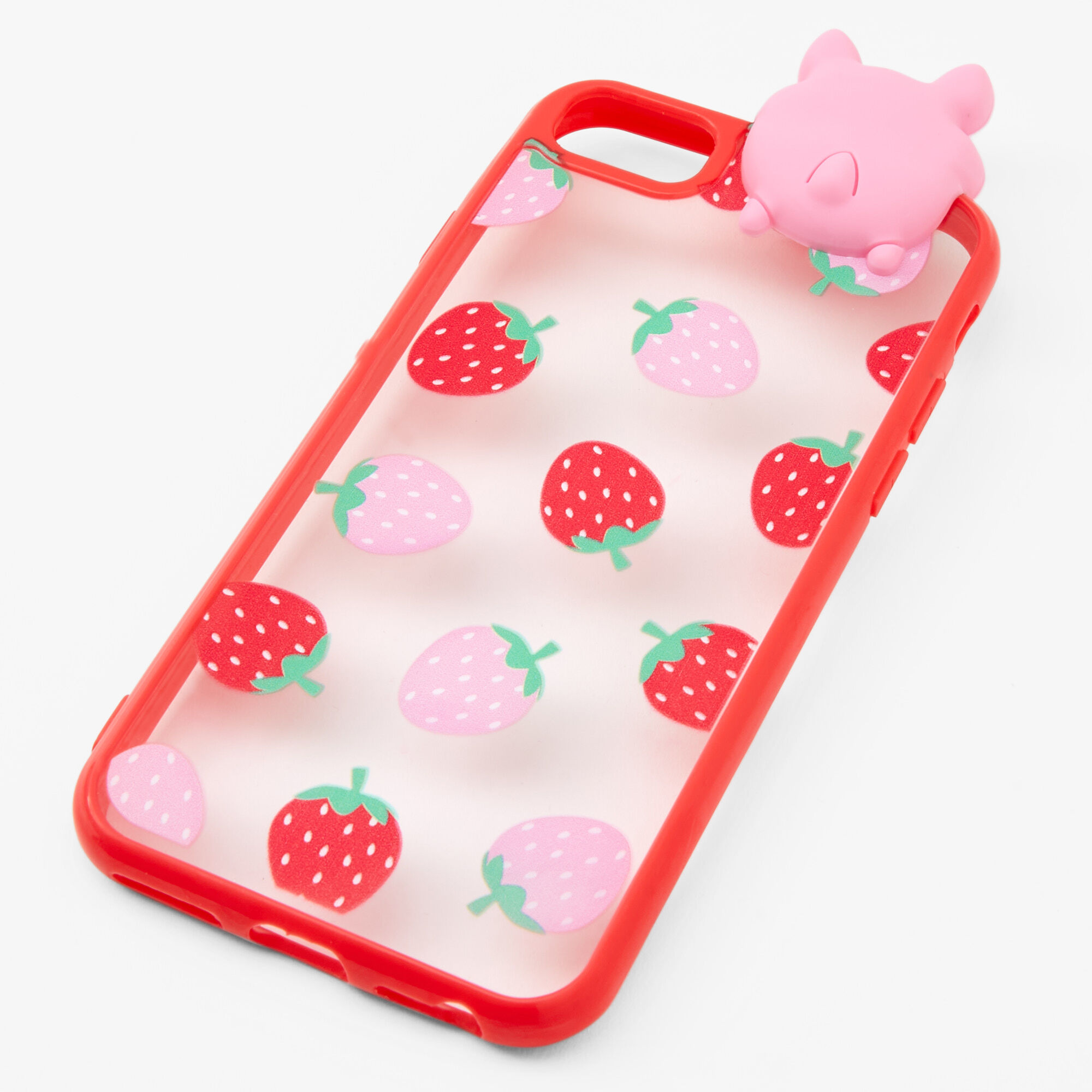 Strawberry Hamster Peek A Boo Phone Case - Fits iPhone® 6/7/8/SE,