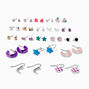 Purple Hoops Earring Stackables Set - 20 Pack,