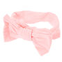 Claire&#39;s Club Pink Mesh Bow Headwrap,